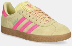 Adidas velúr sportcipő Gazelle sárga, JH7211 - sárga Női 38