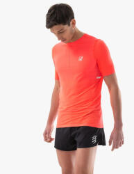 Compressport Training SS Logo TShirt férfi rövid ujjú futópóló M (ATSM361-FLUORED-M)