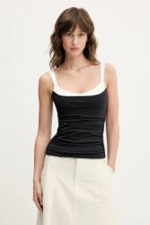 Abercrombie & Fitch top fekete, KI139-5408 - fekete S