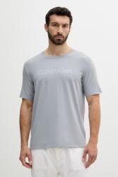 Calvin Klein Performance t-shirt szürke, nyomott mintás, LVGMS5K164 - szürke XXL