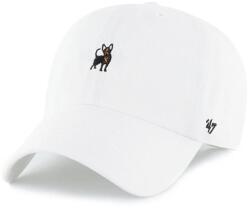 47 brand pamut baseball sapka Dog Base Runner Icon fehér, sima, XX-BSRIC1411GWS-WHE - fehér Univerzális méret