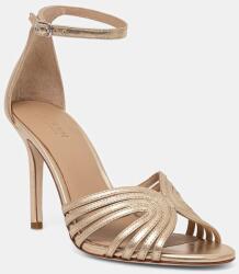 Lauren Ralph Lauren bőr szandál Allie Mtstrp sárga, 802966857001 - arany Női 38