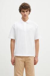 Barbour pamut póló Dunand OS Polo Shirt fehér, sima, MML1426 - fehér 42
