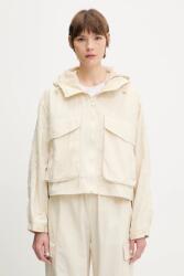EA7 Emporio Armani rövid kabát bézs, átmeneti, oversize, AF12452.7W000159 - bézs M