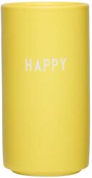 Design Letters dekor váza Favourite 100 ml - sárga Univerzális méret