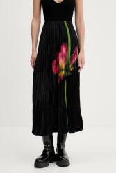 Desigual szoknya FOLLET fekete, maxi, harang alakú, 25SWFW06 - fekete S