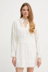 TWINSET pamut ruha bézs, mini, harang alakú, 251TP2380 - bézs 42