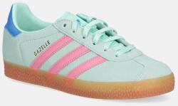 adidas Originals gyerek velúr sportcipő GAZELLE türkiz, JP7130 - türkiz 30