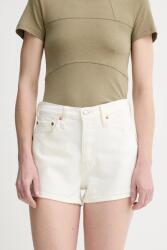 Levi's farmer rövidnadrág sima, magas derekú - bézs 29