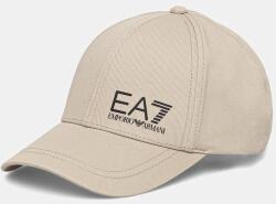 EA7 Emporio Armani pamut baseball sapka bézs, nyomott mintás, AF11989.7X000005 - bézs M
