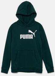 PUMA gyerek felső ESS No. 1 Logo Hoodie TR zöld, nyomott mintás, kapucnis, 684909 - zöld 164 - answear - 12 990 Ft