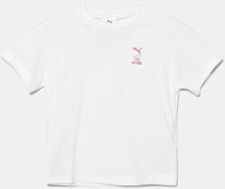 PUMA gyerek pamut póló HELLO KITTY & FRIENDS Relaxed Graphic Tee fehér, 630062 - fehér 116