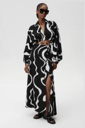 Undress Code szoknya vászonkeverékből Athena Skirt maxi, egyenes, 904 - többszínű XL
