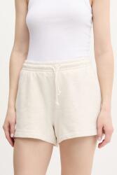 Tommy Jeans pamut rövidnadrág bézs, sima, magas derekú, DW0DW20353 - bézs L - answear - 18 990 Ft