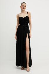 Elisabetta Franchi ruha fekete, maxi, harang alakú, ABR2252E2 - fekete 40