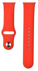 Apple Watch 4-6, SE, SE (2022) (42 / 44 mm) / Watch 7-9 (45 mm) / Watch 10 (46 mm) / Watch Ultra 1-2 (49 mm), szilikon pótszíj, állítható, Devia Delux Sport, piros