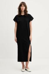 IRO pamut ruha fekete, maxi, oversize, WF33LITONYA - fekete S