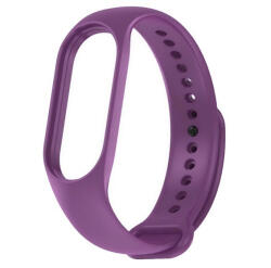  Xiaomi Mi Band 5 / Mi Band 6 / Mi Smart Band 7, szilikon pótszíj, állítható, Devia Delux Sport, lila