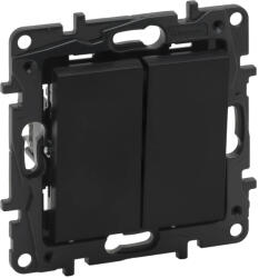 ÚJRACSOMAGOLT Legrand Niloé Step 863505 csillárkapcsoló, 10AX, fekete (Legrand 863505) (863505)