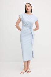 Tommy Hilfiger pamut ruha maxi, egyenes, WW0WW45159 - kék XL