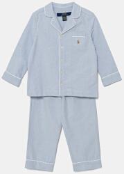 Ralph Lauren gyerek pamut pizsama 2 db sima, 8P0193 - kék 104-110