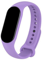 Xiaomi Mi Smart Band 8 / 9, szilikon pótszíj, állítható, Devia Delux Sport, levendula