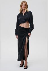 Undress Code szoknya Rhea Skirt fekete, maxi, egyenes, 765 - fekete L