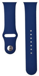 Apple Watch 4-6, SE, SE (2022) (38 / 40 mm) / Watch 7-9 (41 mm) / Watch 10 (42 mm), szilikon pótszíj, állítható, Devia Delux Sport, sötétkék