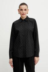 GUESS pamut ing SILVIA galléros, fekete, regular, W5GH42 WGWS0 - fekete L