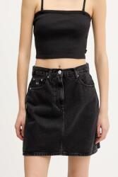 Tommy Jeans farmer szoknya fekete, mini, egyenes, DW0DW21275 - fekete 27