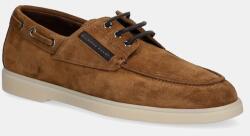 Giuseppe Zanotti velúr félcipő Berth barna, EU50002.009 - barna Férfi 44