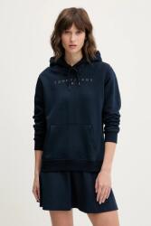 Tommy Hilfiger felső sötétkék, nyomott mintás, kapucnis, DW0DW20304 - sötétkék S