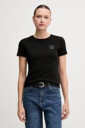 Giorgio Armani pamut póló fekete, XW000831 AF10356 - fekete XS