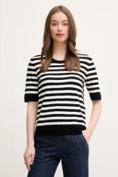 Sisley t-shirt fekete, 17Q3L105R - fekete XS