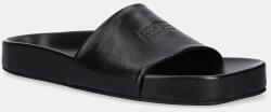 MM6 Maison Margiela bőr papucs fekete, SH3WP0003 - fekete Férfi 46