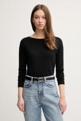 Benetton pamut hosszúujjú fekete, 3096D109E - fekete XL