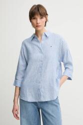 Tommy Hilfiger len ing galléros, relaxed, WW0WW46169 - kék 34