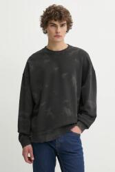HUGO Blue pamut melegítőfelső fekete, sima, 50534266 - fekete XS
