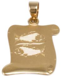 Ékszershop Halak pergamen arany medál (1311142)