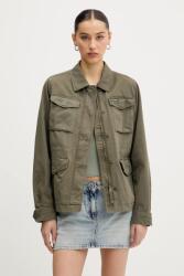Superdry pamut kabát zöld, átmeneti, W5011862A-8TQ - zöld M