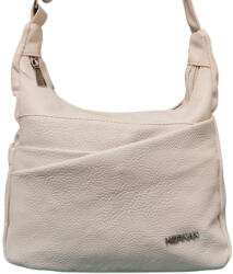 Plazabox Beauty női táska bézs sokzsebes eco bőr 007 (na-007-beige)