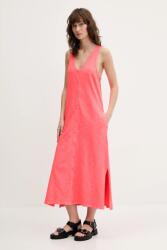 Superdry pamut ruha rózsaszín, midi, harang alakú, W8011861A-9SD - rózsaszín S