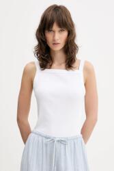 Abercrombie & Fitch top fehér, KI139-5108 - fehér S