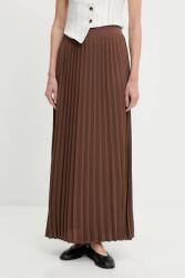 Answear Lab szoknya barna, maxi, harang alakú - barna S/M - answear - 15 990 Ft