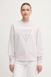 Guess Originals pamut melegítőfelső lila, női, nyomott mintás, W5GQ03 K68I4 - lila L