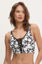 MICHAEL Michael Kors bikini felső fekete, enyhén merevített kosaras, MM55642 - fekete XS