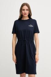 Tommy Hilfiger pamut ruha sötétkék, mini, egyenes, WW0WW45529 - sötétkék M