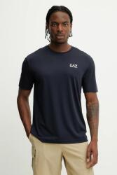 EA7 Emporio Armani t-shirt sötétkék, sima, AF13530.7M000179 - sötétkék L
