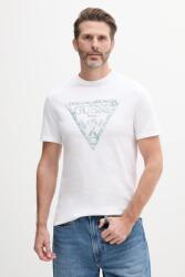 Guess pamut póló fehér, nyomott mintás, M5GI06 I3Z14 - fehér XXL