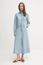 Benetton farmerruha midi, egyenes, 4RZKDV0B5 - kék S - answear - 32 990 Ft